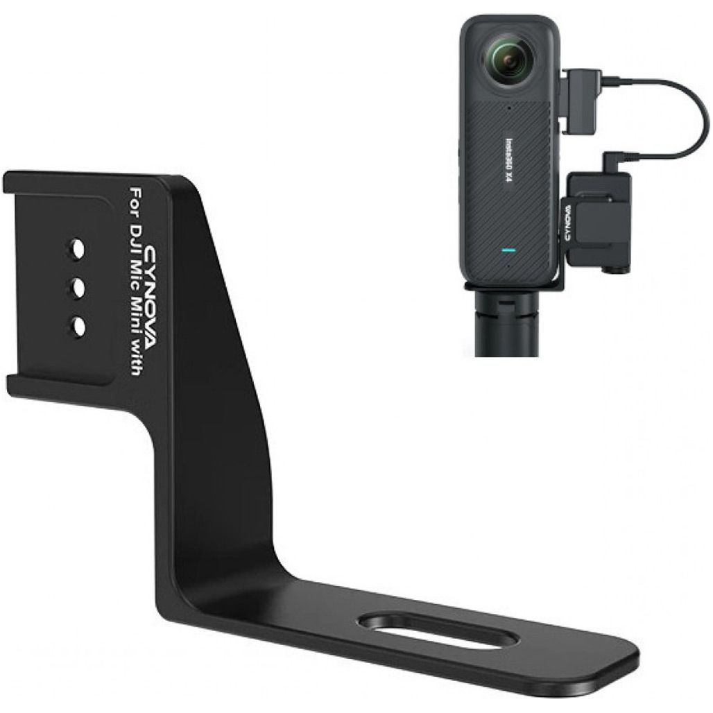

Кріплення Cynova C-X4-CS03 для приймача DJI Mic Mini на екшн-камери Insta360 X4/X3/X2