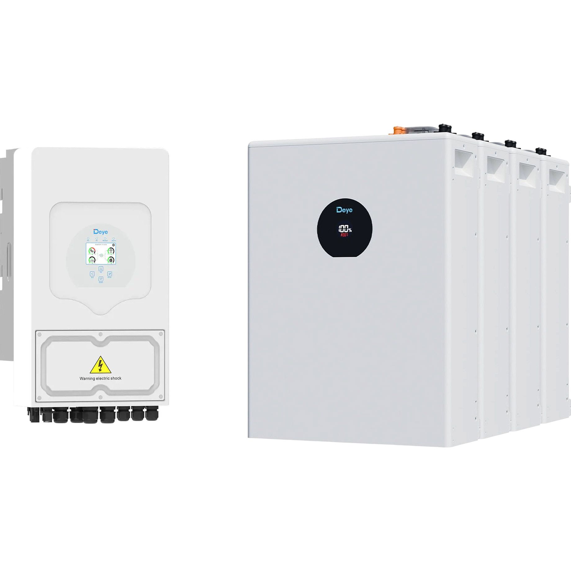 

Система хранения энергии Deye SUN-5K-SG03 5kW + 4 АКБ SE-F5 Pro-С 20.4kWh (51.2V/100Ah/5120Wh)