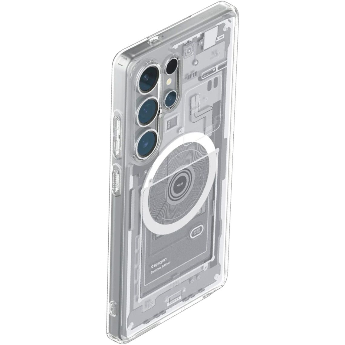 Чохол Spigen Ultra Hybrid MagSafe для Samsung Galaxy S25 Ultra Zero One White (ACS08958) 