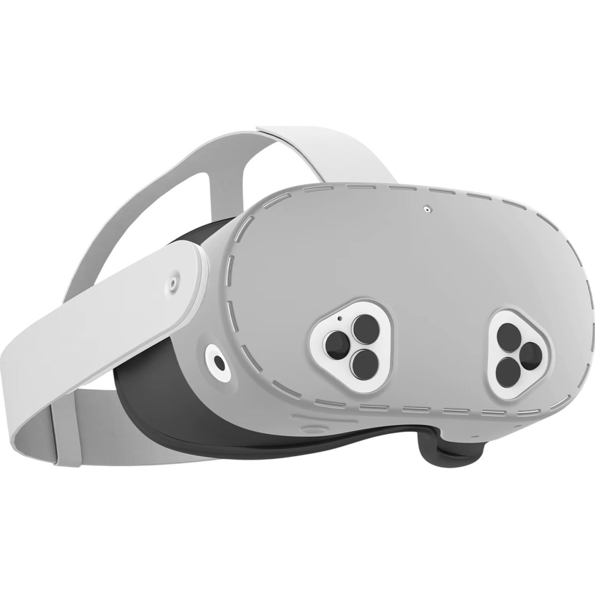 Чохол для VR-окулярів UCLLENK Silicone VR Shell Protective Case для Meta Quest 3S White фото 2