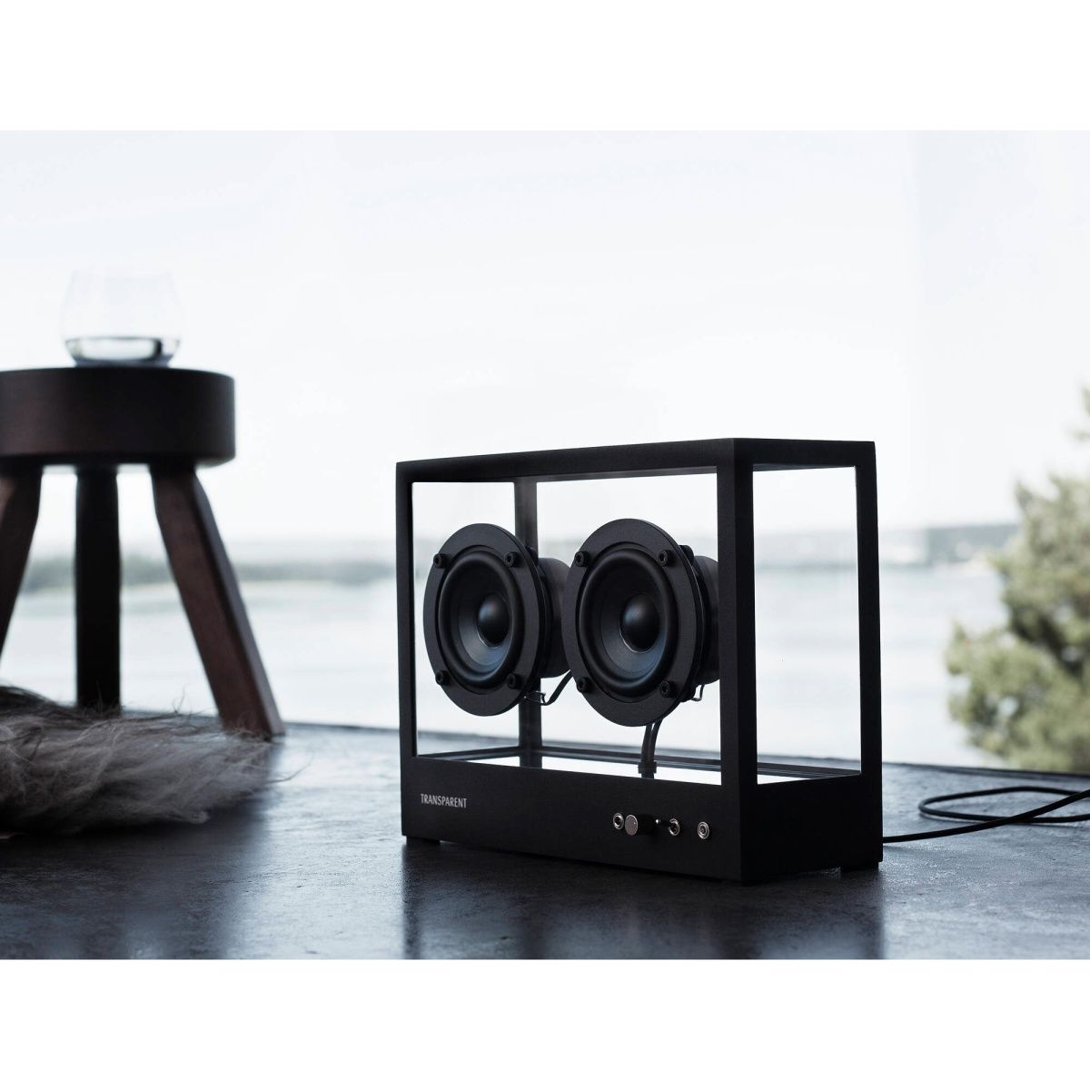 Портативна акустика Small Transparent Speaker STS-B Black