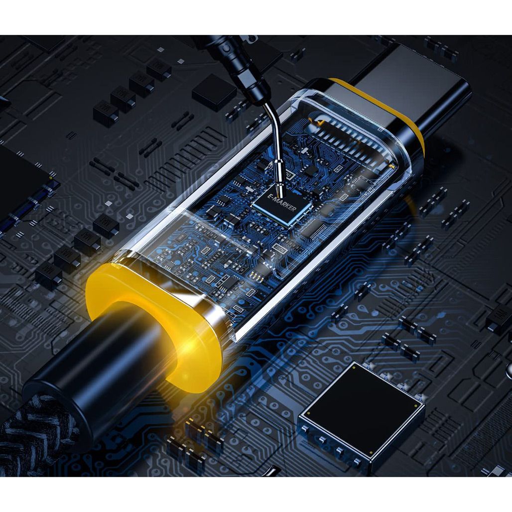 Кабель AOHi Magline+ UCB-C to USB-C Cable 1m 140w AOC-L010 (B0BVBBG94F)