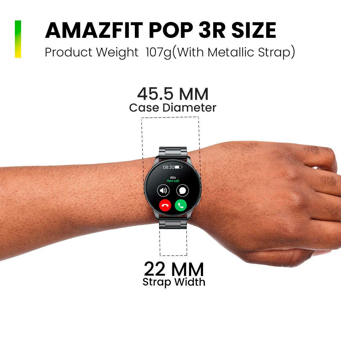 Смарт-годинник Amazfit Pop 3R Metallic Silver