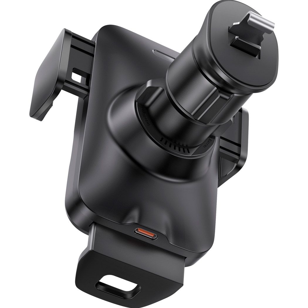 Автотримач із бездротовою зарядкою Baseus Wisdom Auto Alignment 15W Black (CGZX000001)