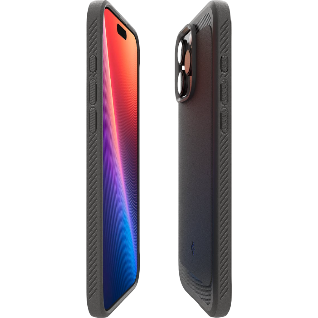 Чохол Spigen Rugged Armor with MagFit для Apple iPhone 16 Pro Matte Black (ACS08115)