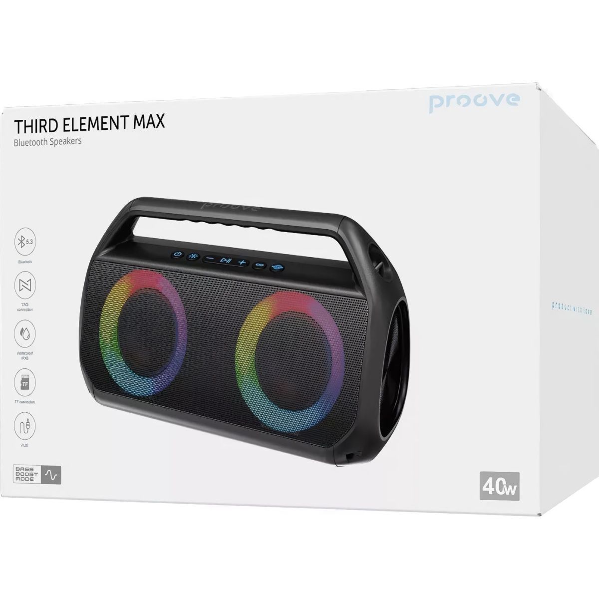 Портативна акустика Proove Third Element Max 40W (PSTE40000001)