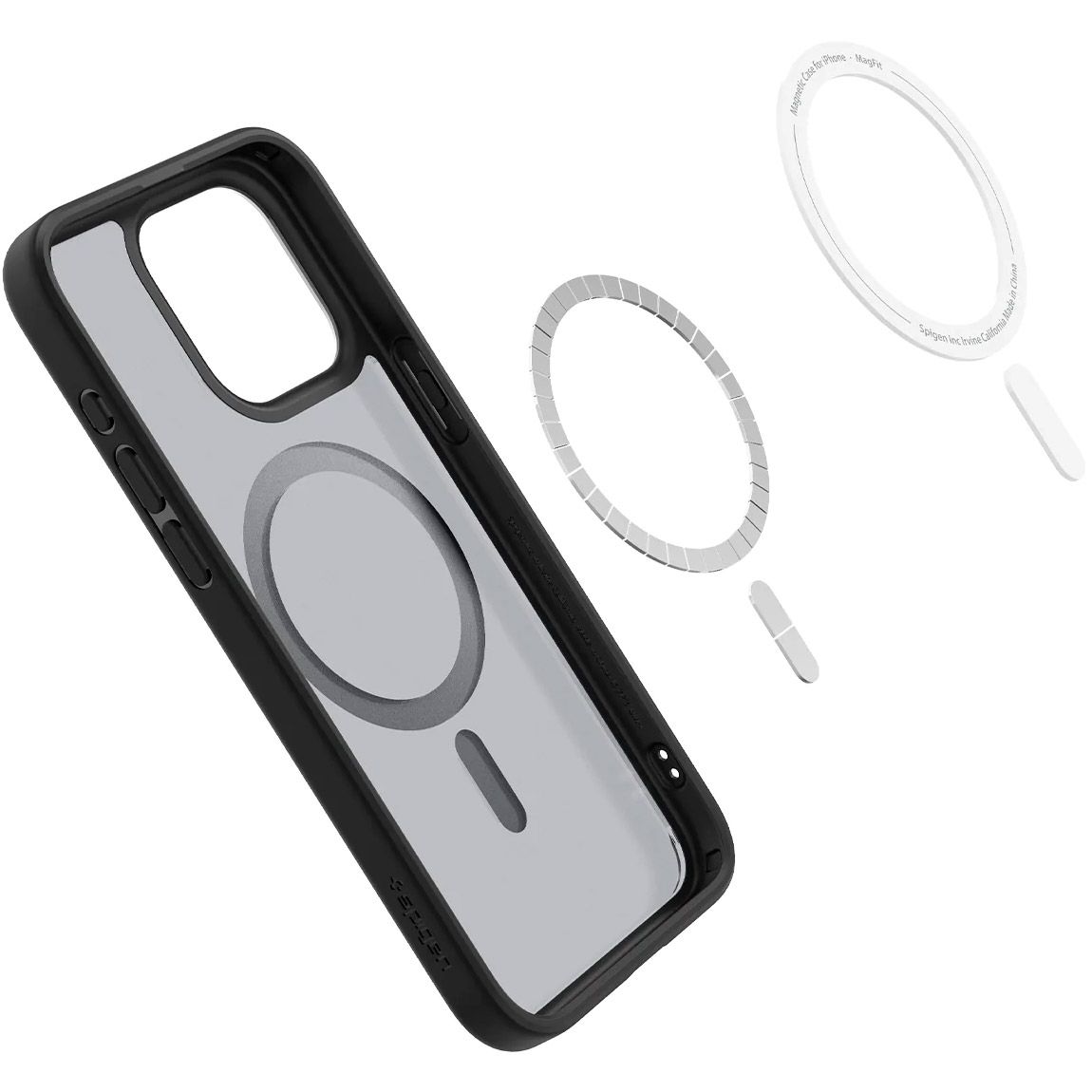 Чохол Spigen Ultra Hybrid MagSafe Case для Apple iPhone 15 Pro Frost Black (ACS06720) 