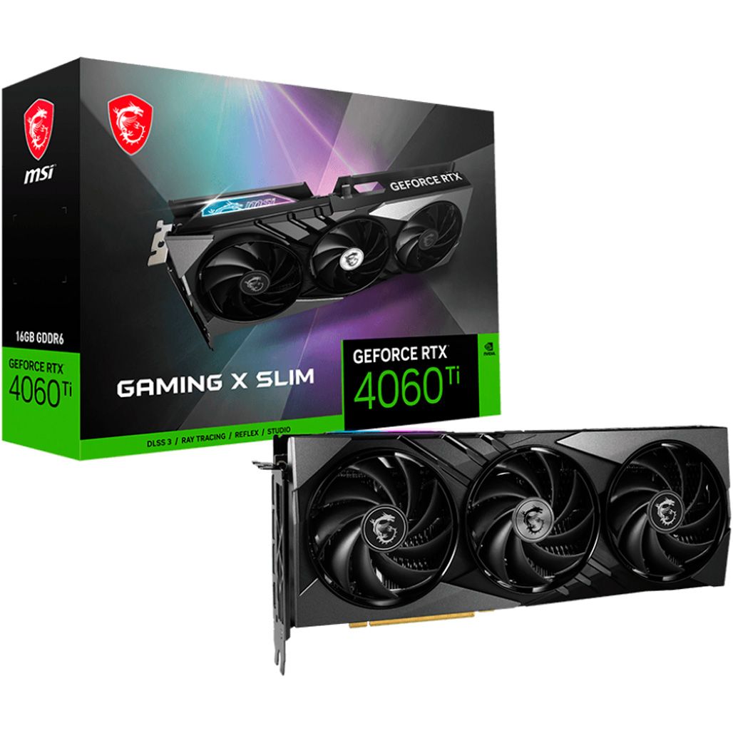 

Відеокарта MSI GeForce RTX 4060 Ti GAMING X SLIM 16G (912-V517-011) UA