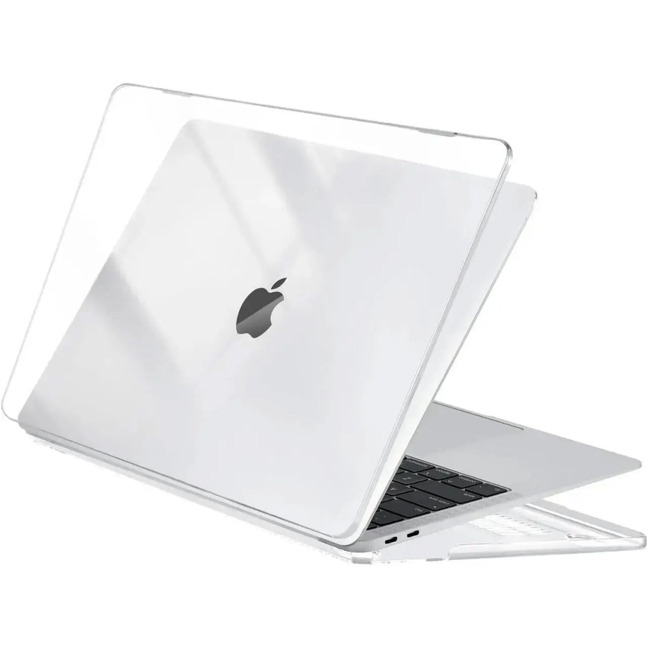 

Пластиковая накладка (верх и низ) HardShell Crystal Case Clear для Apple MacBook Pro 13.3` A1706/A1708/A1989/A2159/A2289/A2251/A2338