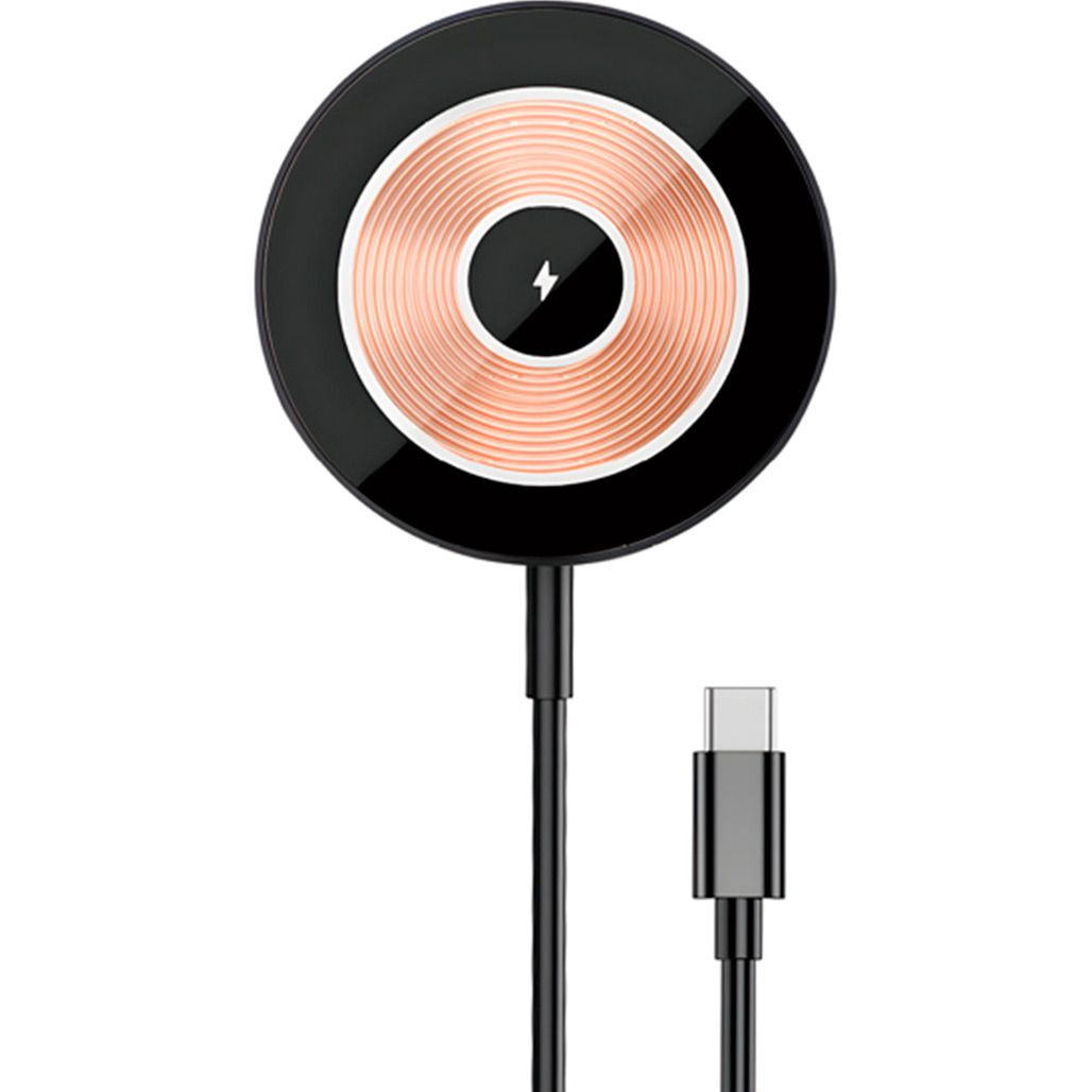 

Беспроводное зарядное устройство WiWU Wi-W007 Strong Magnetic Adsorption with MagSafe Grey (6976195091571)