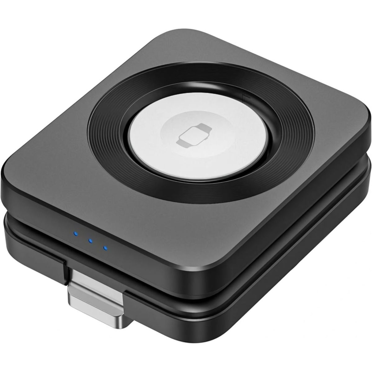 Бездротовий зарядний пристрій WiWU Wi-W028 3in1 Wireless Charger with MagSafe Black