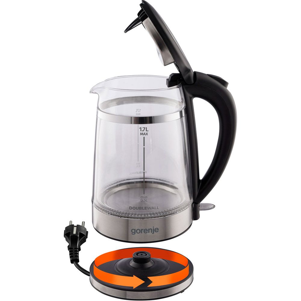 Електрочайник Gorenje K17GDW (743902)