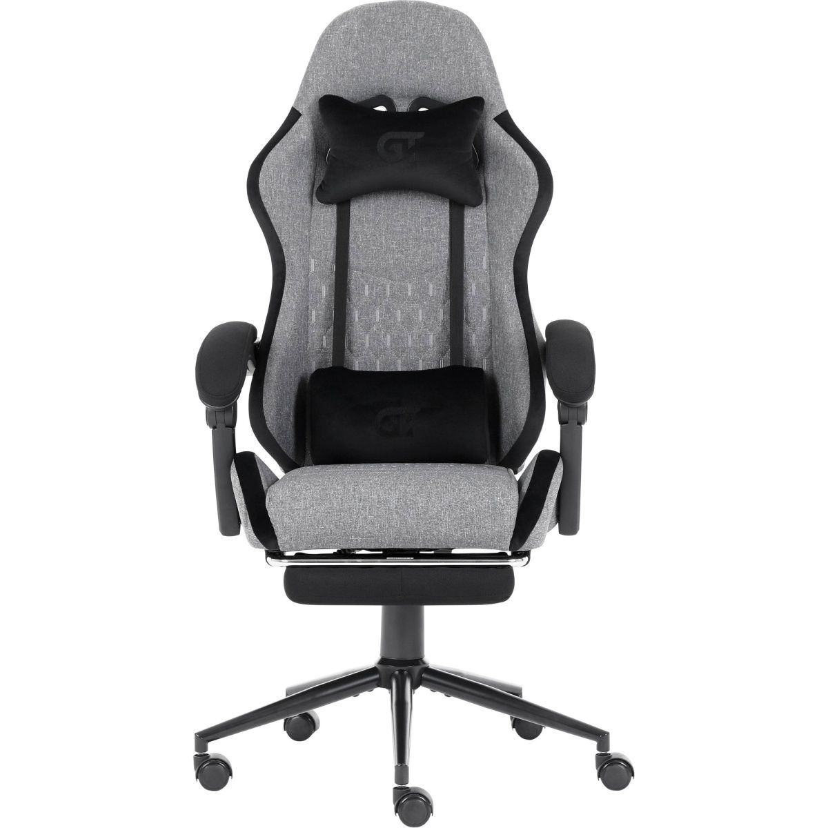 

Геймерское кресло GT Racer X-2324 Fabric Gray/Black Suede