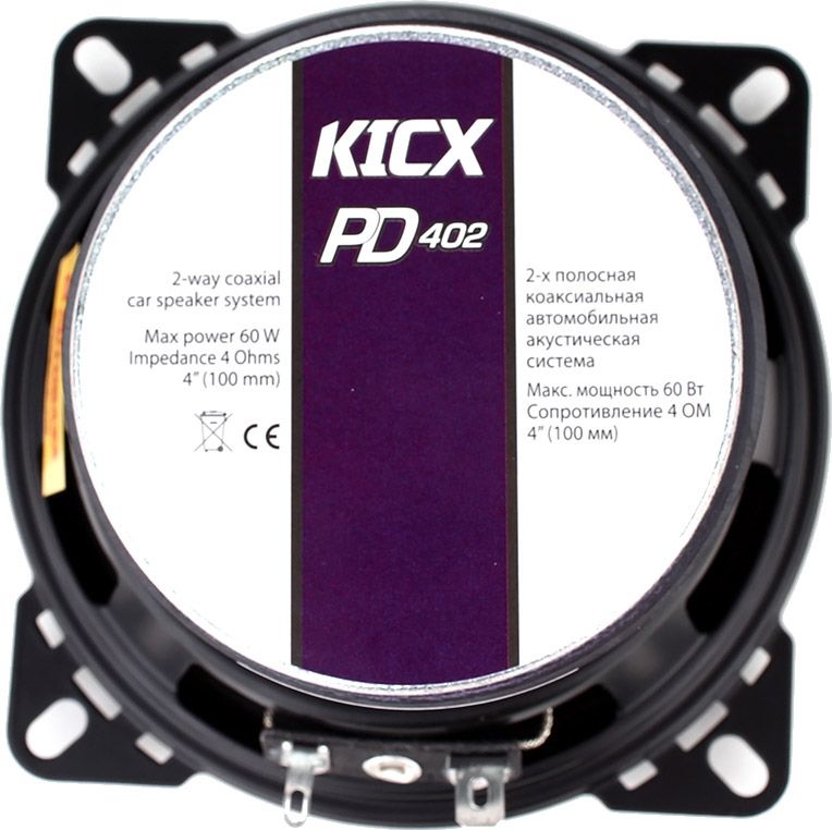 Коаксиальная автоакустика Kicx PD-402 [55666] 