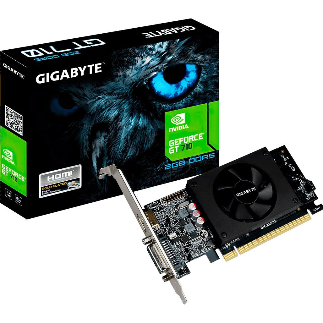 

Відеокарта Gigabyte GeForce GT 710 2GB (GV-N710D5-2GL)