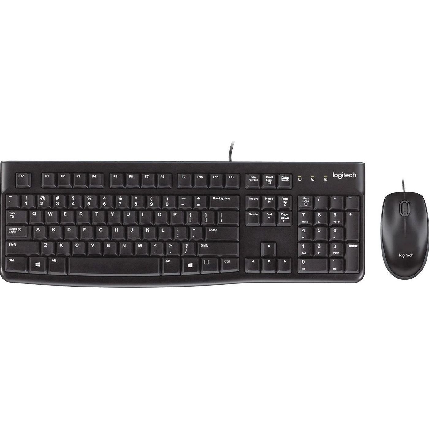 Комплект (клавиатура + мышь) Logitech MK120 UA Black (920-002563)