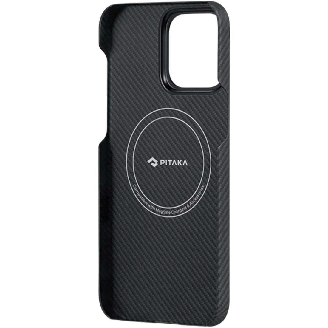 Чохол Pitaka MagEZ Case 4 600D Twill для Apple iPhone 15 Pro Max Black/Grey (KI1501PMA)