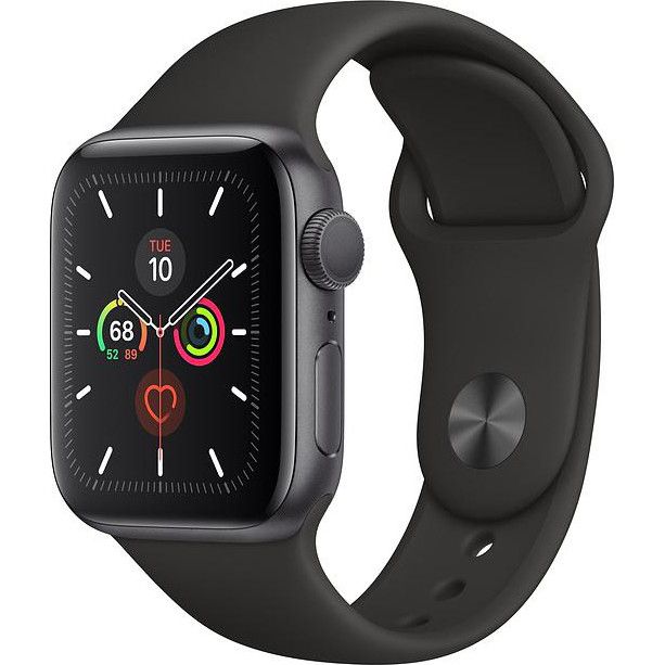 

Apple Watch Series 5 LTE 40mm Space Gray Aluminum w. Black b.- Space Gray Aluminum (MWWQ2)