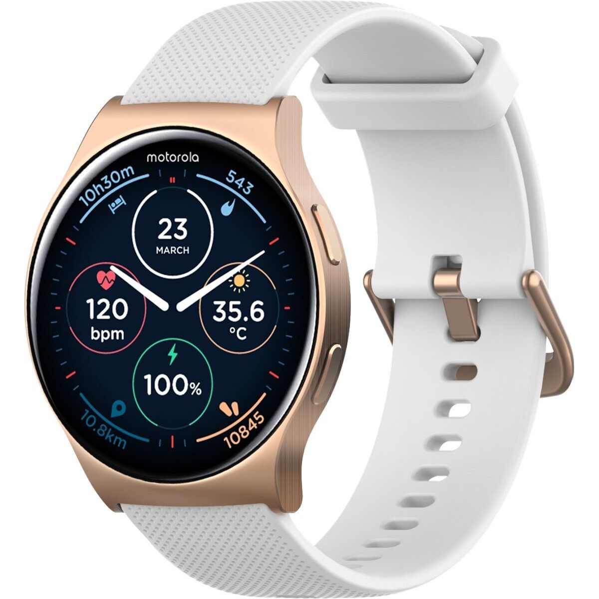 

Смарт-годинник Motorola Moto Watch 120 Rose Gold (MOSWZ120-RG)