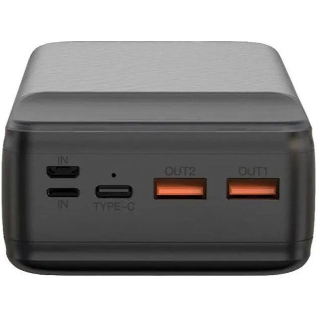 Зовнішній акумулятор XO PR201 30000mAh 65W Black