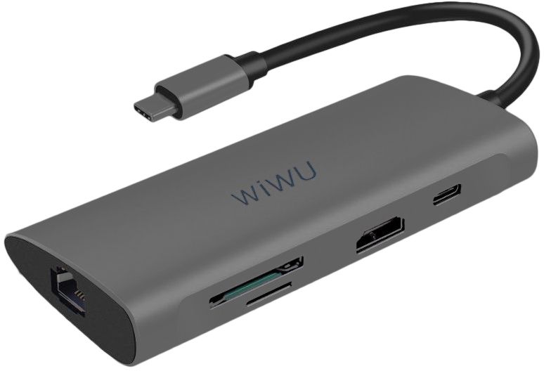 

USB-хаб WiWU Alpha 831HRT (Gray)