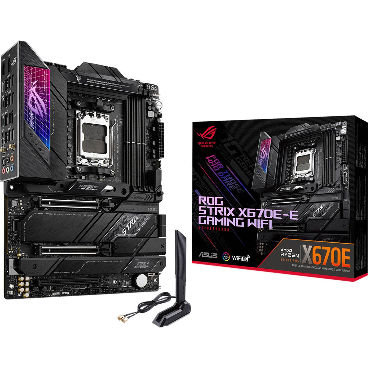 

Материнская плата Asus ROG Strix X670E-E Gaming WiFi (90MB1BR0-M0EAY0)