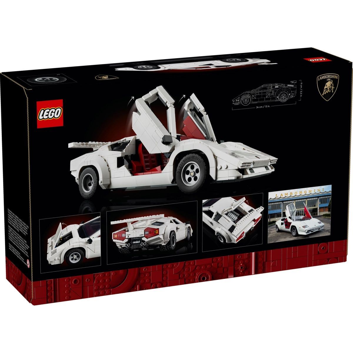 Конструктор LEGO Icons Lamborghini Countach 5000 Quattrovalvole (10337)