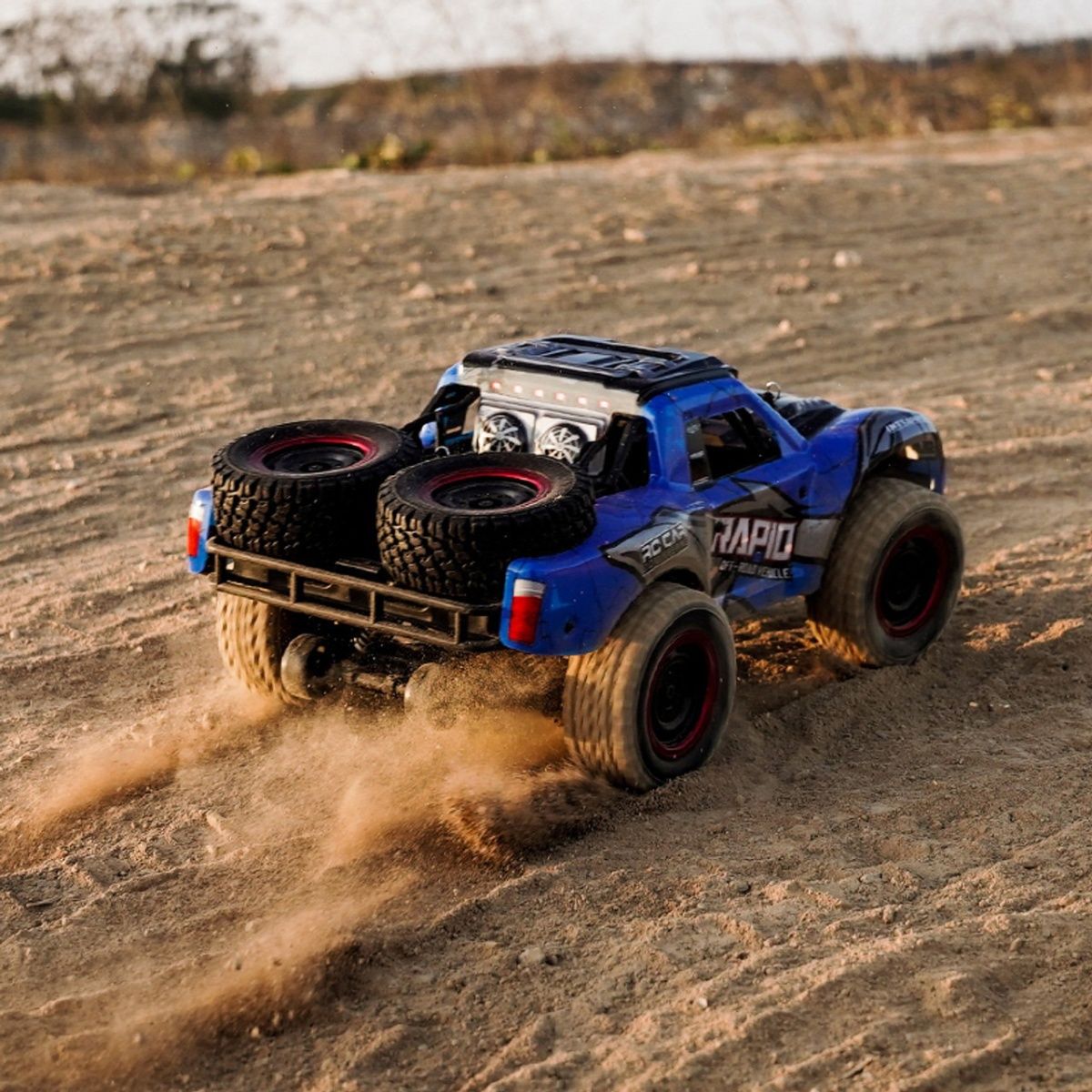 Машинка на радіокеруванні JJRC Q130-A All-wheel Drive SUV Black/Blue 