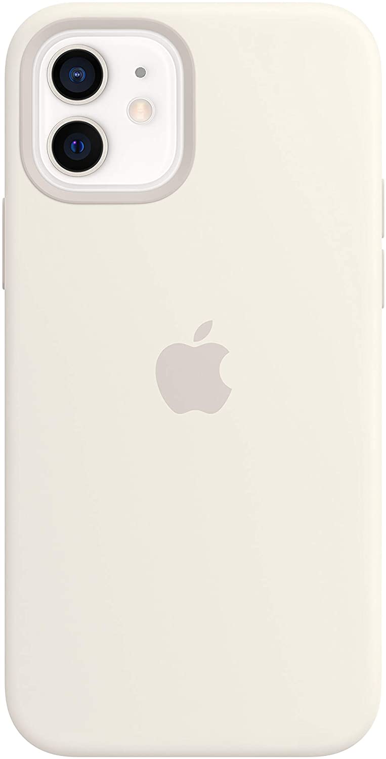 iPhone12 ホワイト + MagSafeケース Чехол Silicone Case с MagSafe для Apple iPhone 12/12 Pro (White