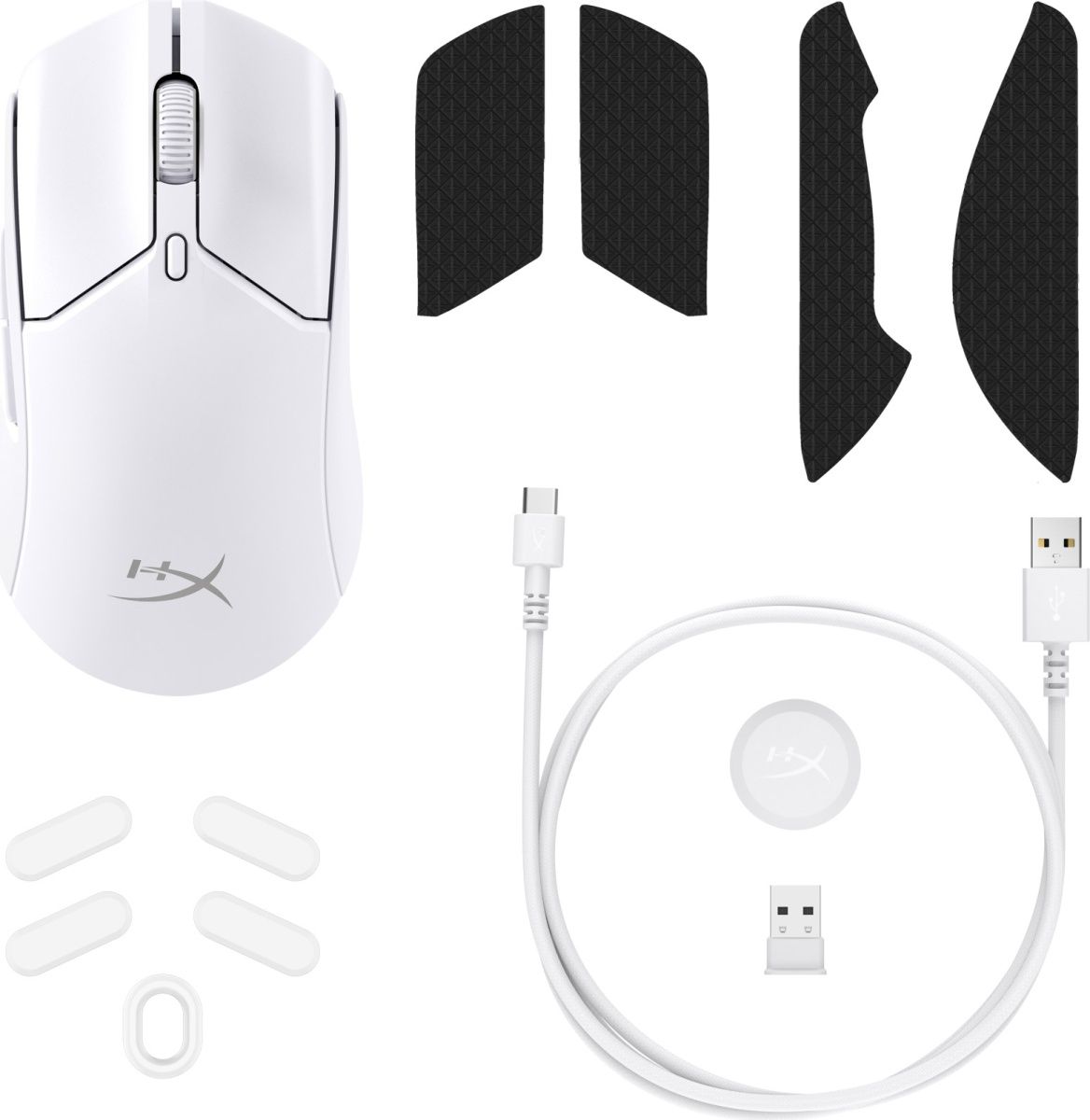 Мышь беспроводная HyperX Pulsefire Haste 2 Wireless White (6N0A9AA) [86119] 