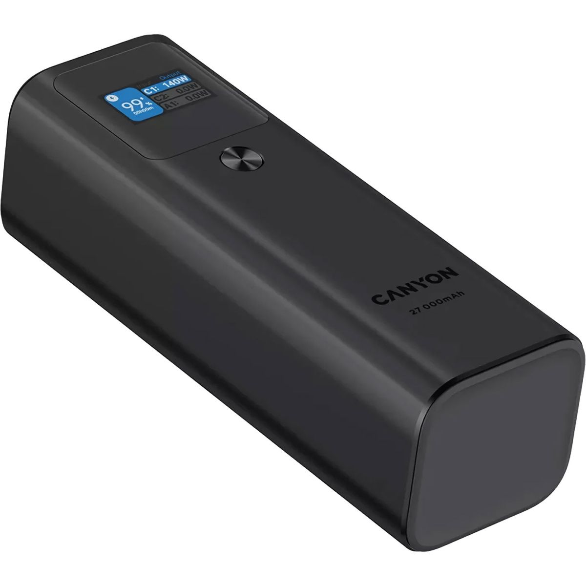 Зовнішній акумулятор Canyon PB-2010 Power Bank 27000mAh 140W Dark Grey (CNE-CPB2010DG)