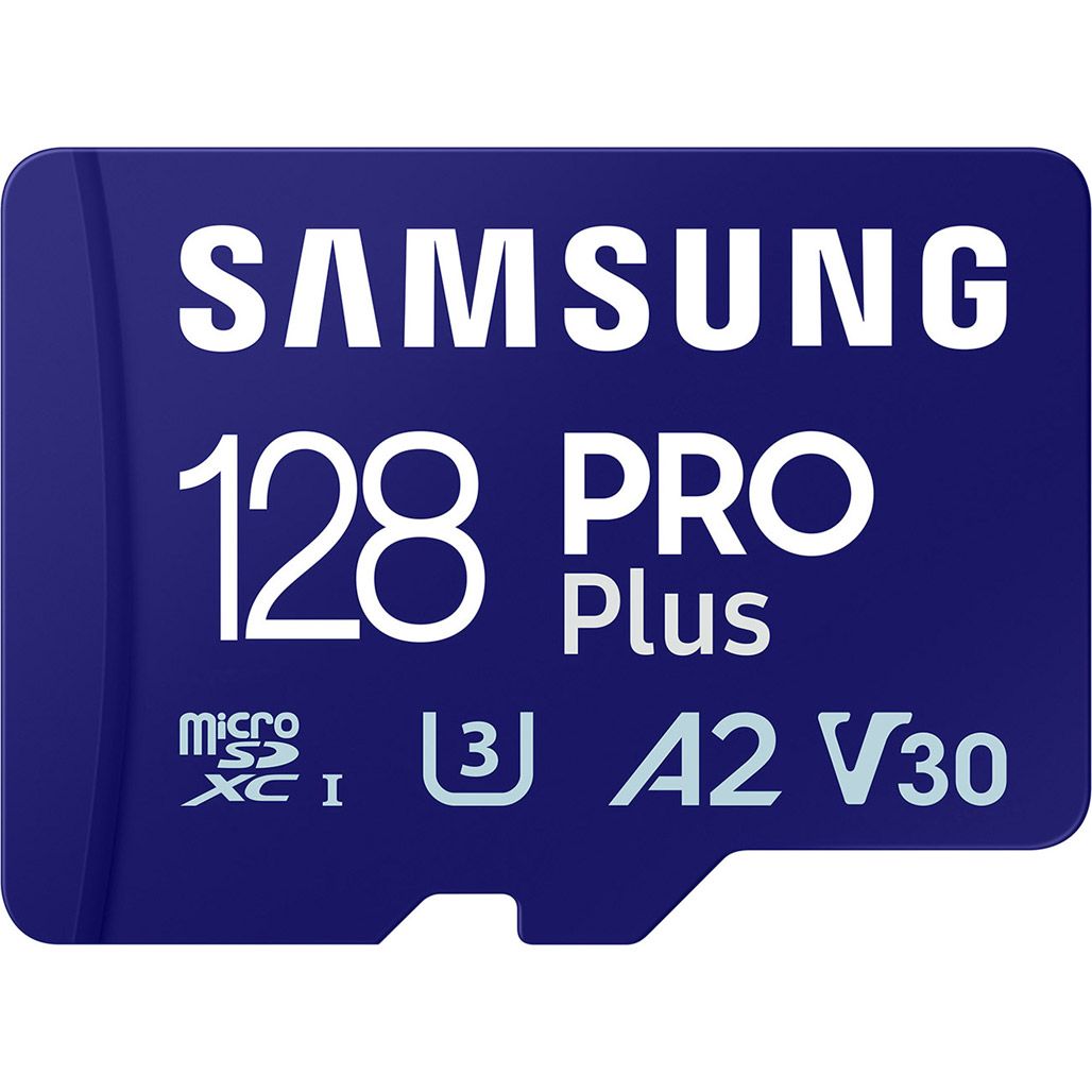 Карта пам`яті Samsung microSDXC 128GB Class 10 UHS-I U3 V30 A2 PRO Plus + W/Reader (MB-MD128SB/WW) 