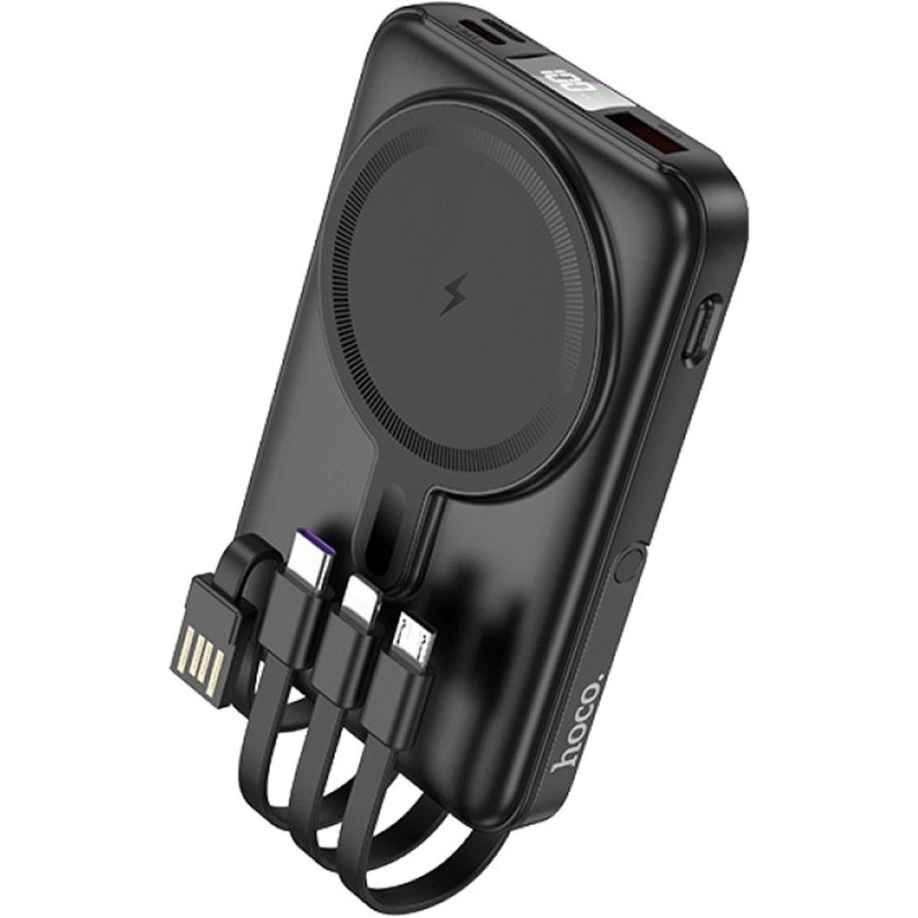 

Внешний аккумулятор Hoco J135 Rico MagSafe 10000mAh 22.5W Black (635516)
