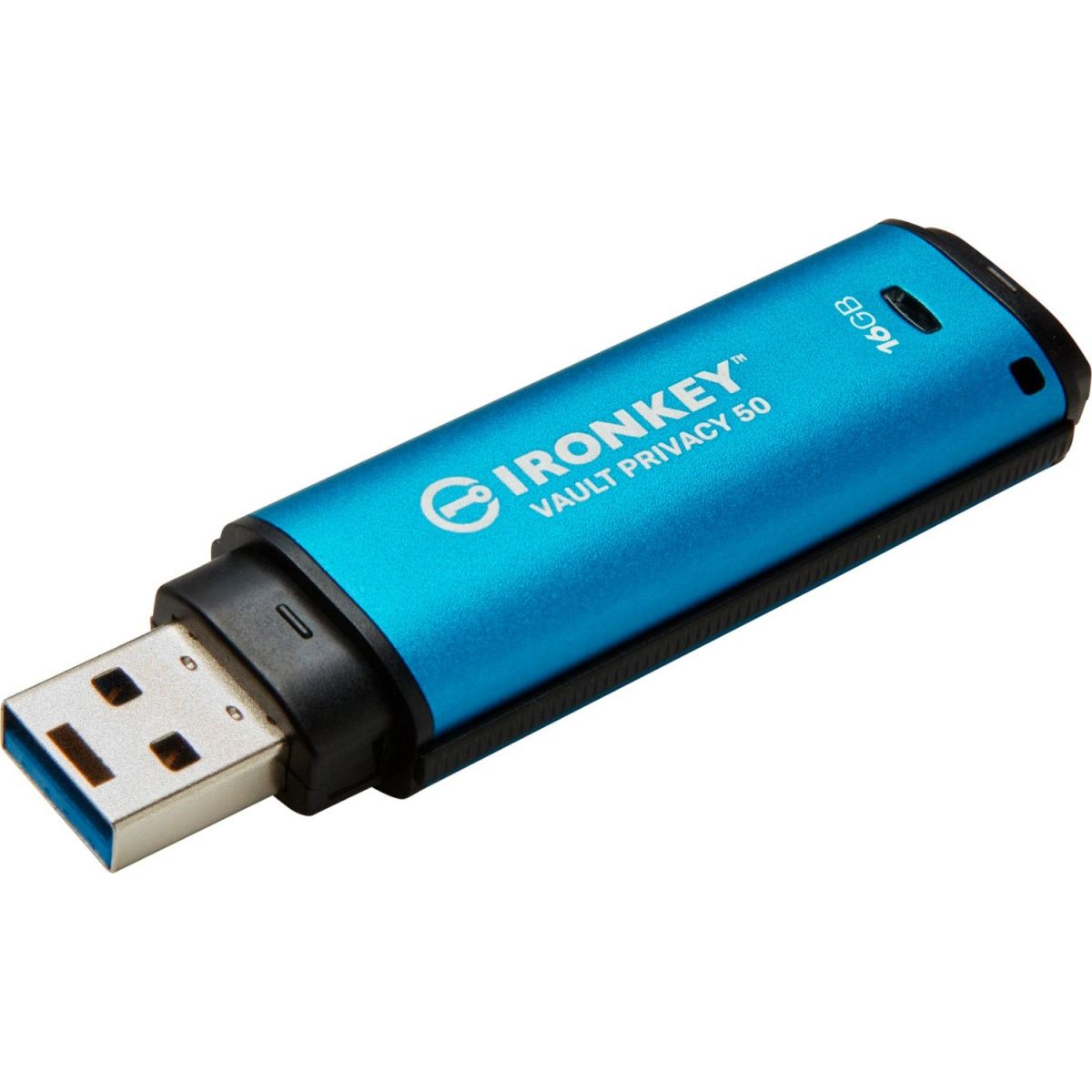 USB флеш-накопичувач Kingston 16GB IronKey Vault Privacy 50 Blue USB 3.2 (IKVP50/16GB)