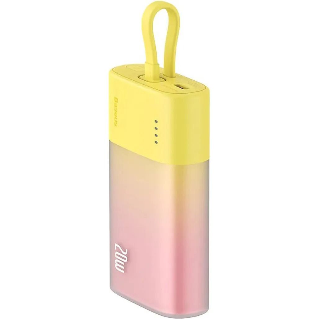 Зовнішній акумулятор Baseus Popsicle Lightning 5200mAh 20W Yellow (P10055600Y12-00)