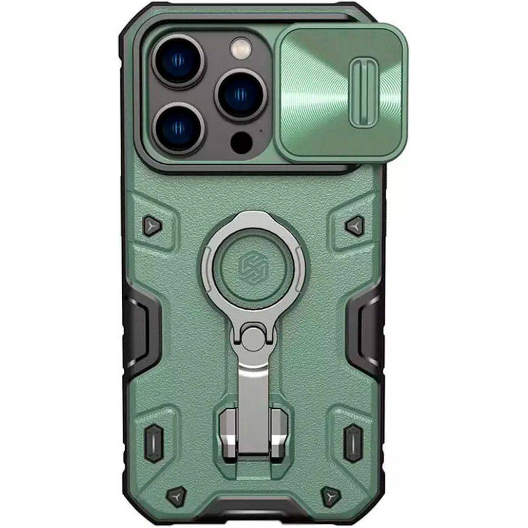 

Чохол Nillkin CamShield Armor Pro для Apple iPhone 14 Pro Max Green