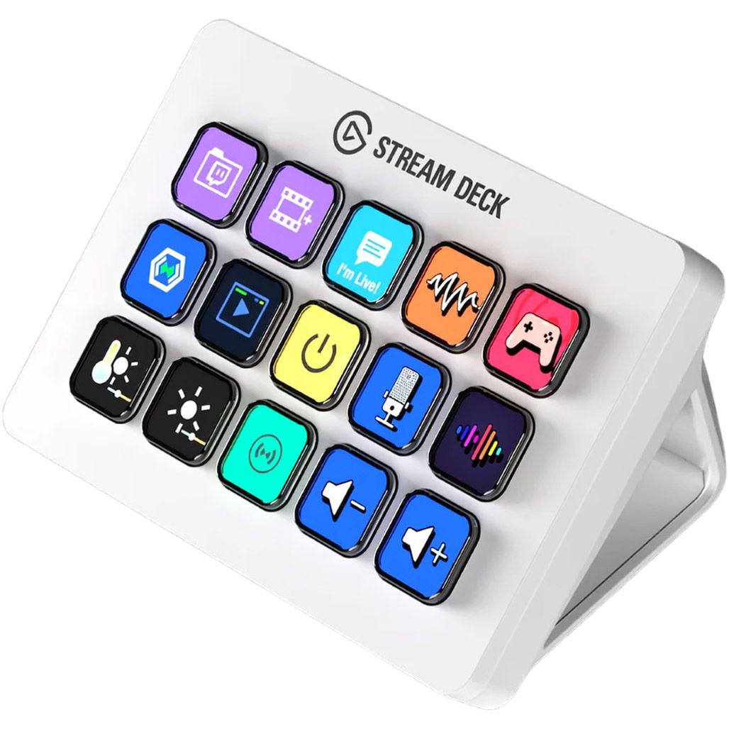 

Контролер для стримінгу Elgato Stream Deck MK.2 White (10GBA9911)