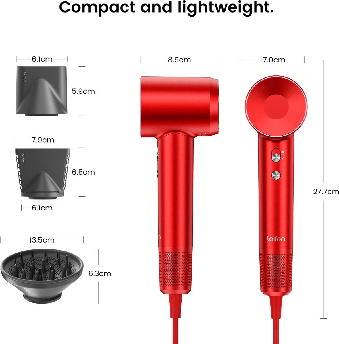 Фен Laifen Swift Special Ruby Red [83610] 