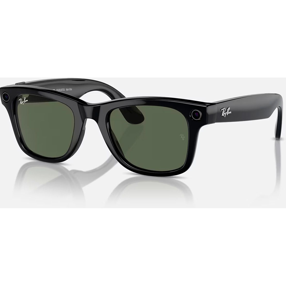 小物 Rayban  wayfarer GREEN Смарт-очки Ray-Ban Meta Wayfarer Shiny Black Frame Green Lenses