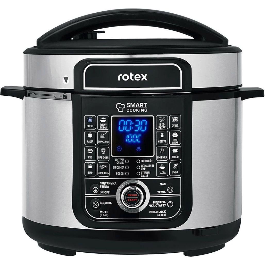 Мультиварка-скороварка Rotex REPC78-B Universal