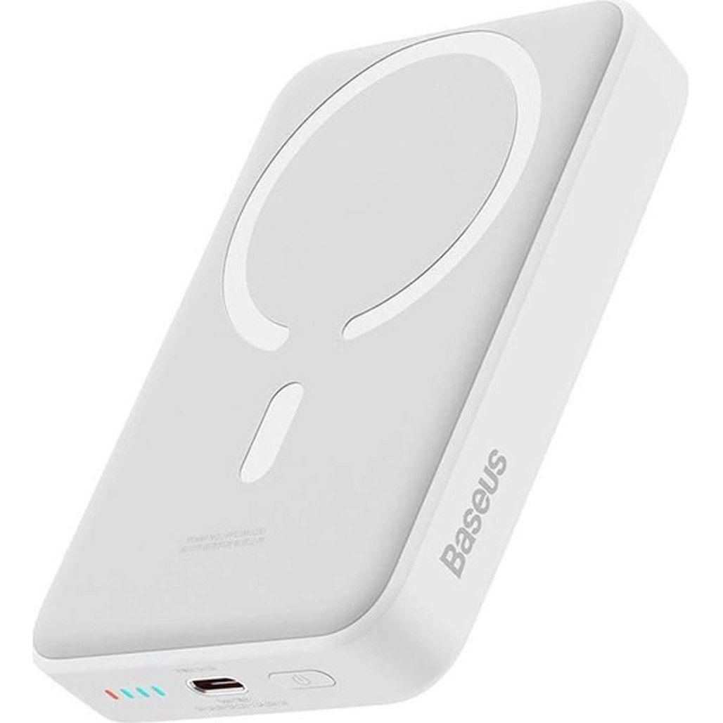 

Зовнішній акумулятор Baseus Magnetic Mini 30W 10000mAh White (PPCX110202)