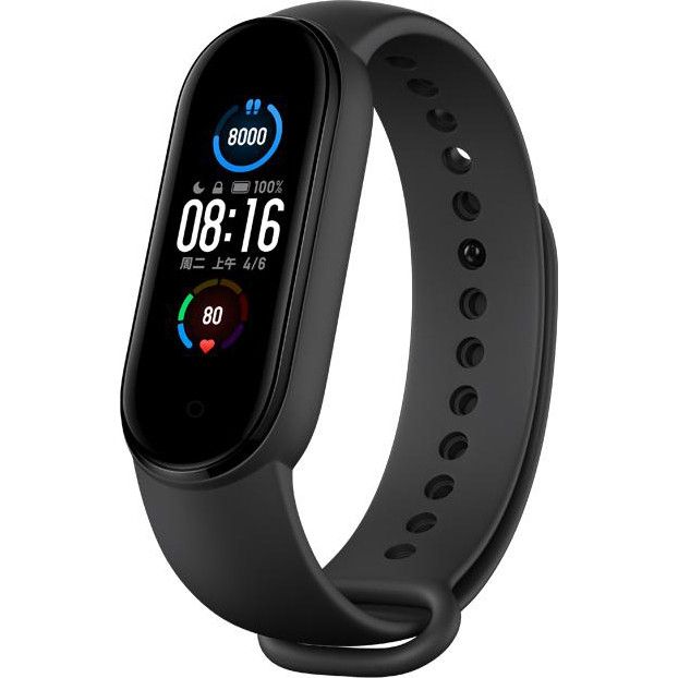 

Ремінець силіконовий для Xiaomi MI Band 5 (Black)