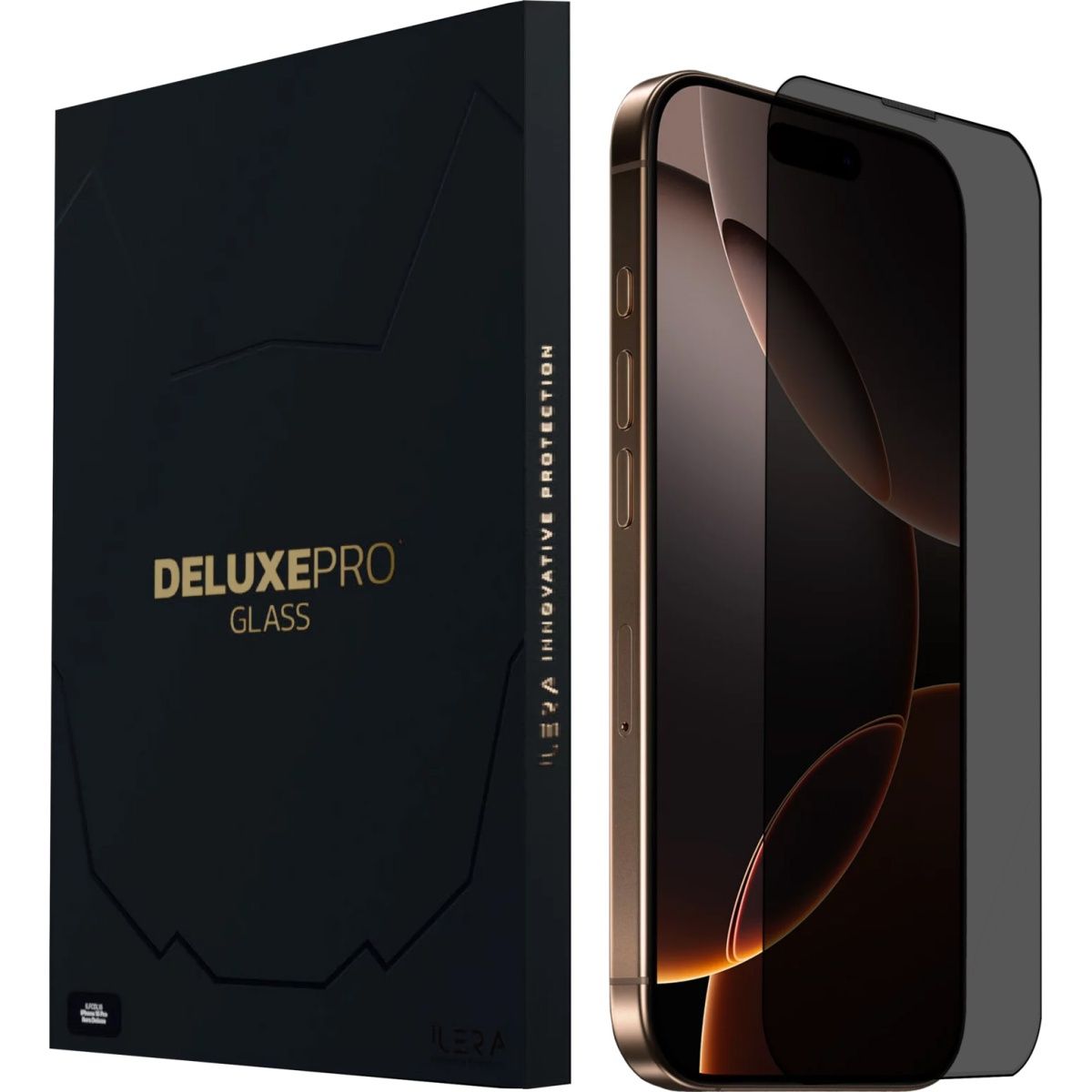 

Защитное стекло iLera DeLuxe Incognito FullCover Glass для Apple iPhone 16 Pro (iLInDL16PR)
