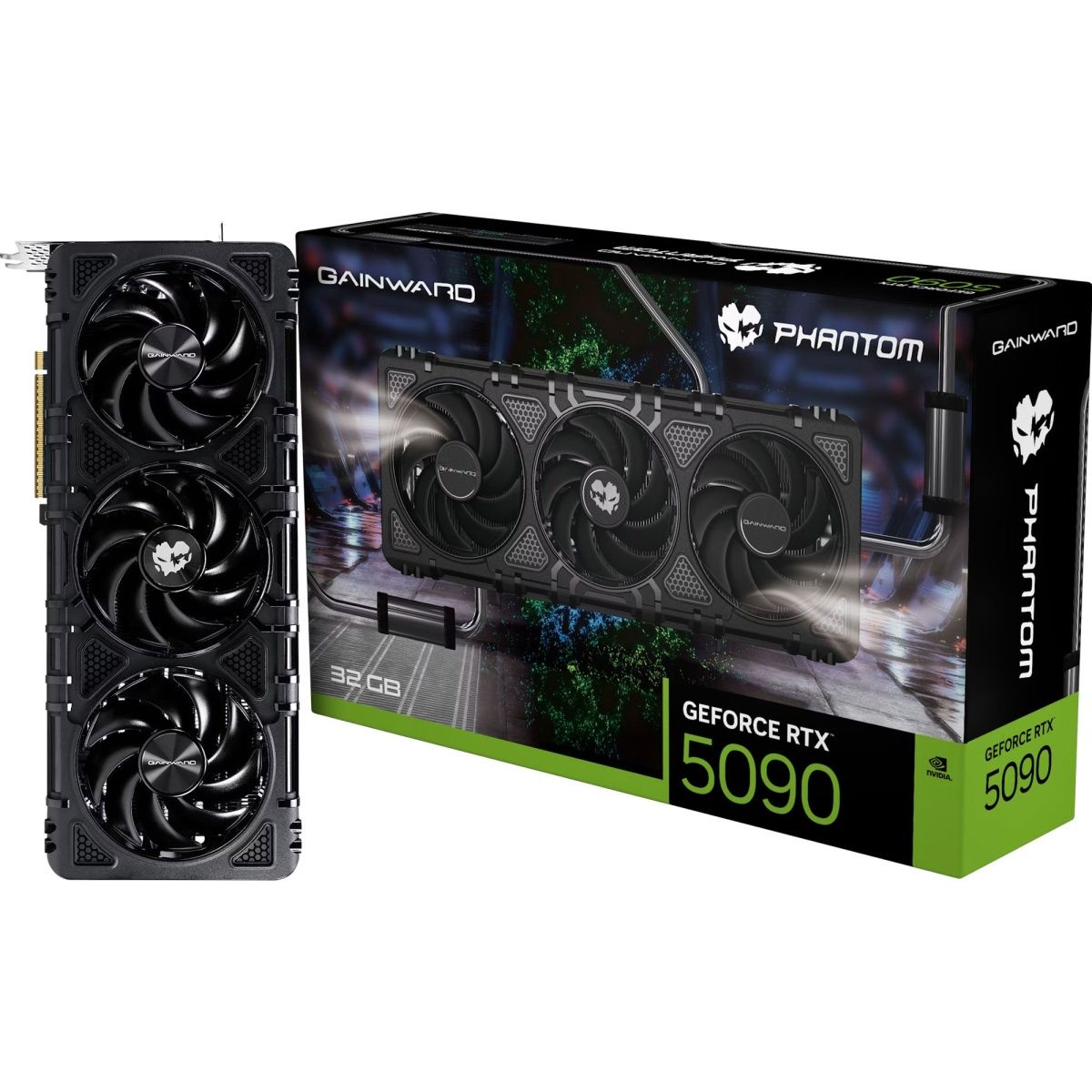

Відеокарта Gainward GeForce RTX 5090 Phantom 32GB (NE75090019R5-GB2020P) UA