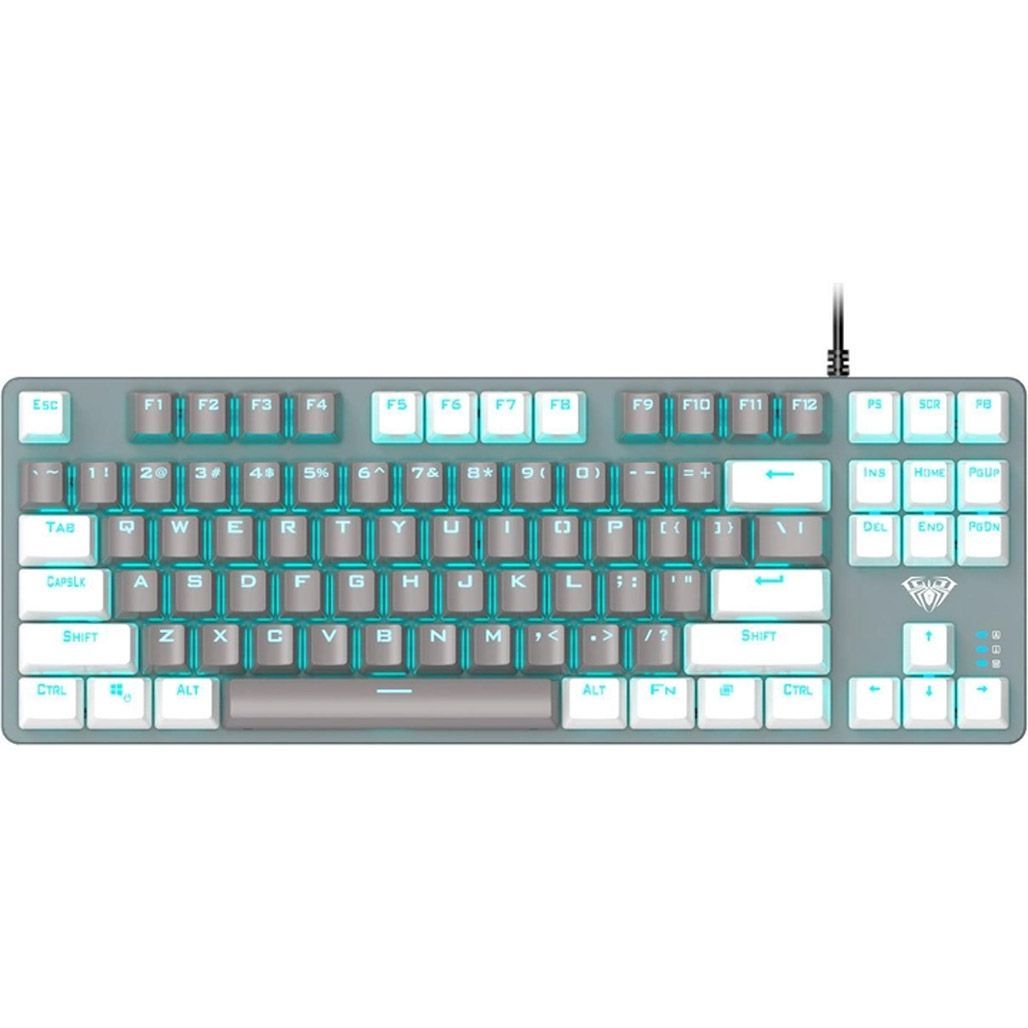 

Клавиатура Aula F3287 Keycap KRGD Blue Switch UA White/Grey (6948391240688)
