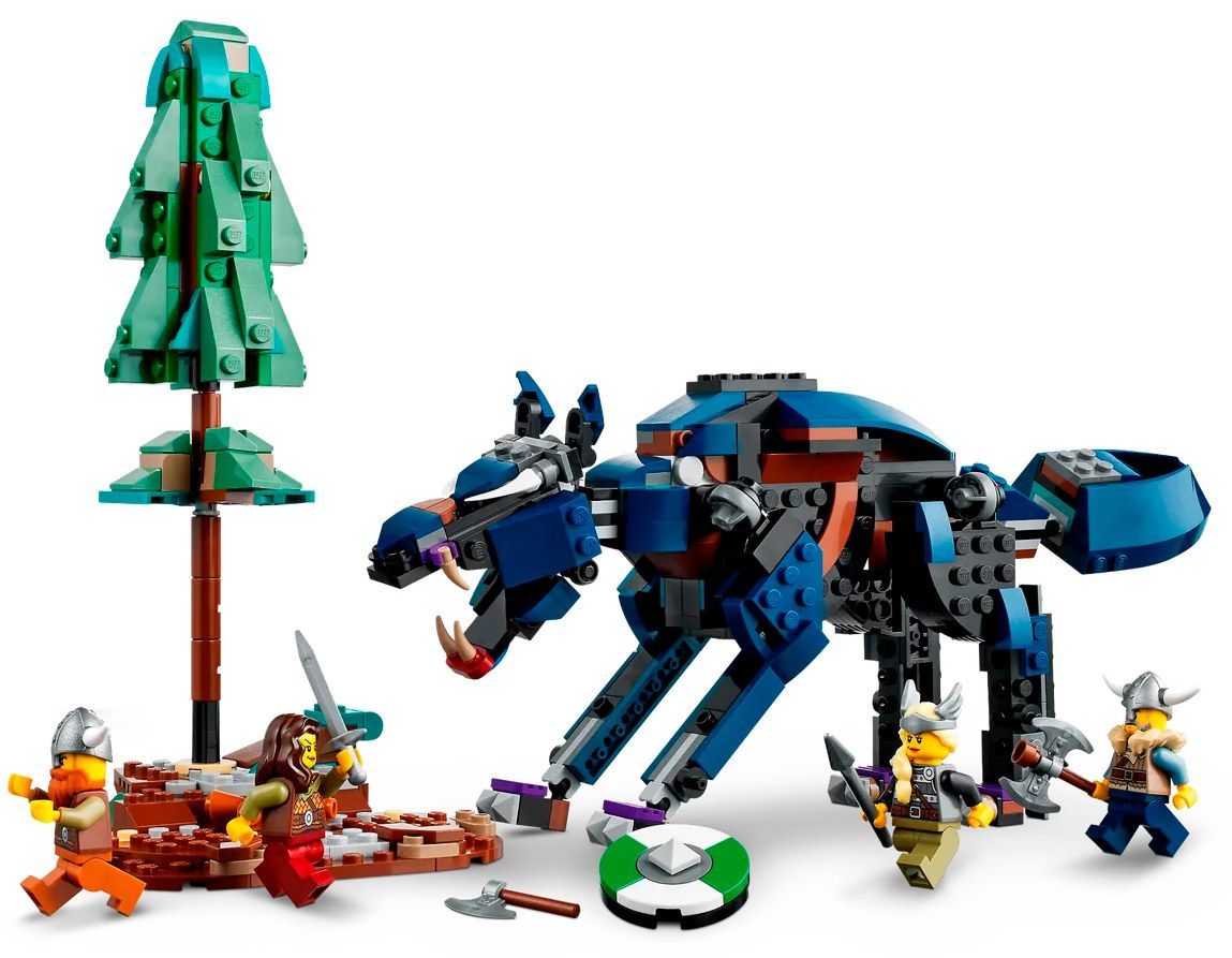 Конструктор LEGO Creator Корабель вікінгів і Мідгардський змій (31132)