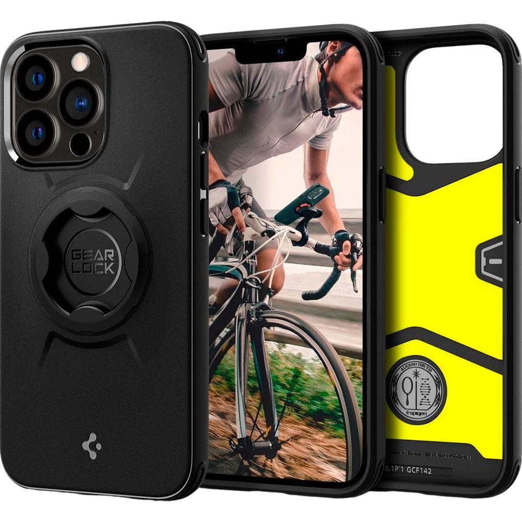 

Чехол Spigen Gearlock GCF142 Bike Mount Case для Apple iPhone 13 Pro (ACS03742) [84014]