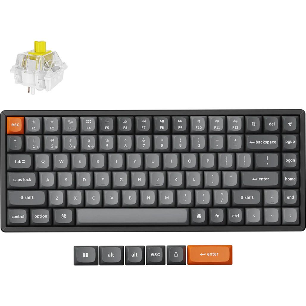 

Клавиатура Keychron K2 Max 84 Key RGB Super Banana Switch Black (K2M-C4-UA)