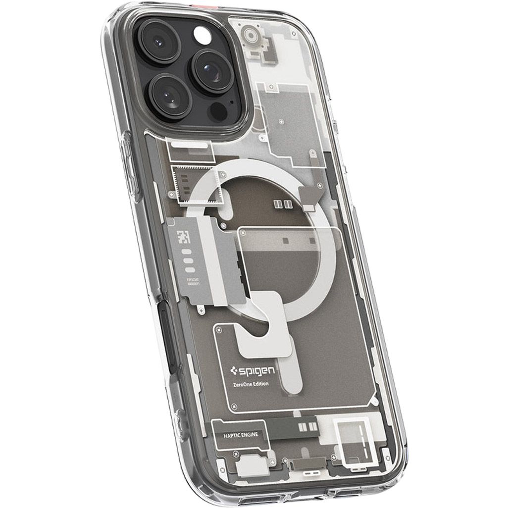 Чохол Spigen Ultra Hybrid with MagSafe для Apple iPhone 16 Pro Zero One Natural Titanium (ACS08137)