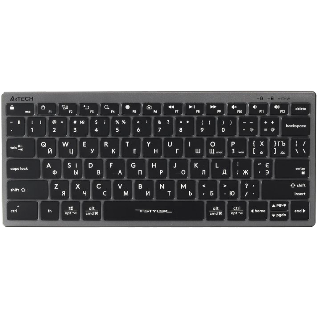 

Клавиатура A4Tech FstylerFX61 Grey